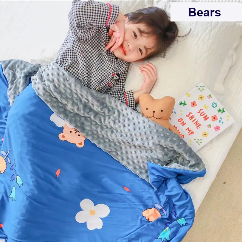 

9 Designs 3 Sizes air conditioner room newborn baby children blanket swaddle kids quilt placate cotton kids blankets for beds