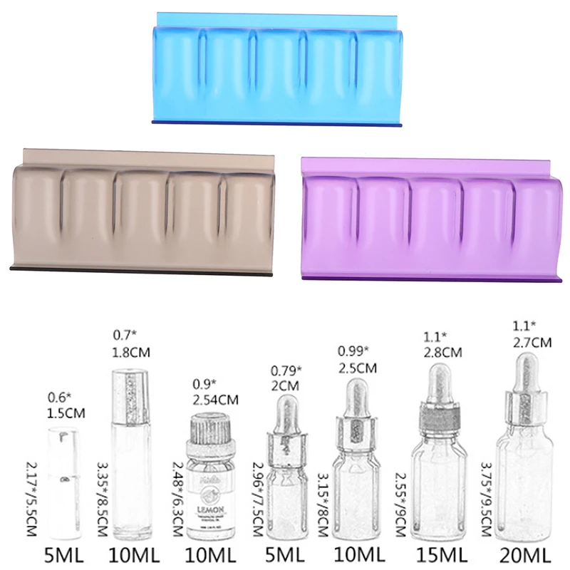 Пластиковый держатель для хранения эфирных масел|Многоразовые бутылки| |