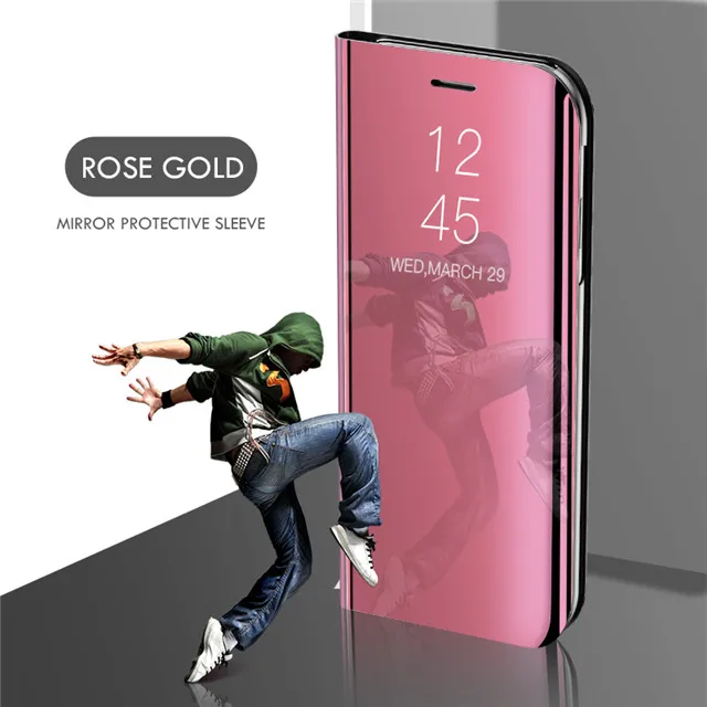 Чехол для huawei y9 2019 y5 y6 prime 2018 y7 pro зеркальный флип-чехол на huavei huawe huawey y 5 6 7 9