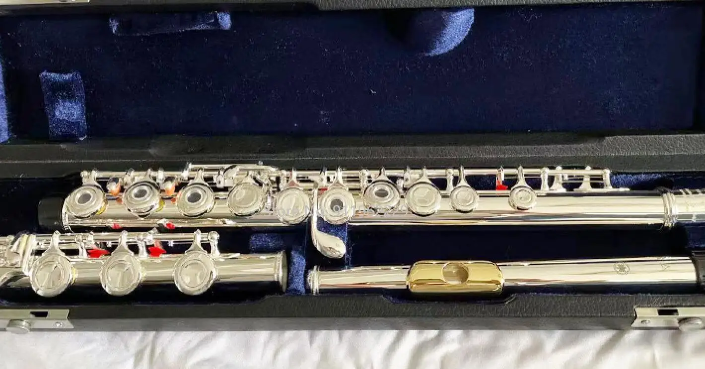 471 Флейта с серебряным покрытием золото рот 17 Отверстия Откройте C Ключ E