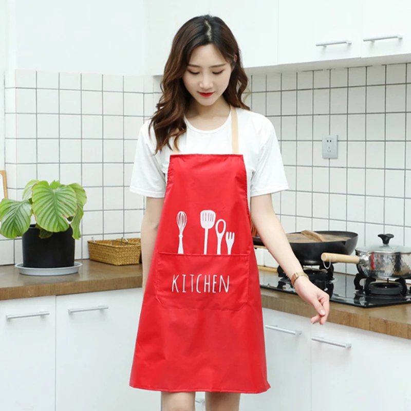 1 шт. полосатый водонепроницаемый тканевый фартук для женщин взрослых нагрудники