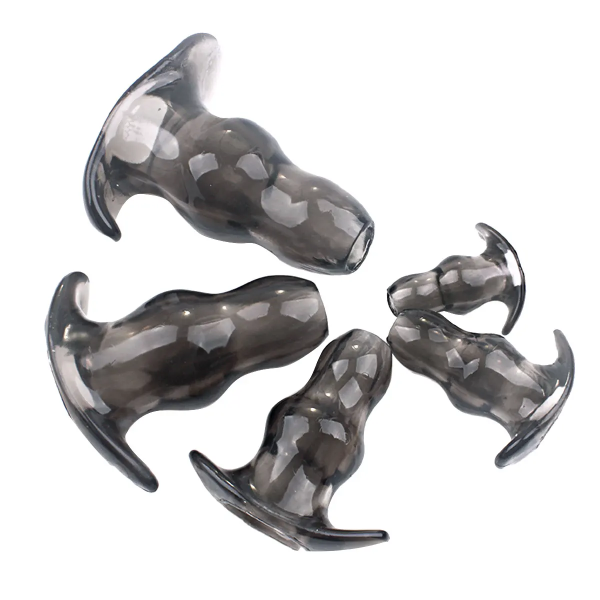 Анальная пробка полый открытый туннель силиконовая Анальный расширитель для