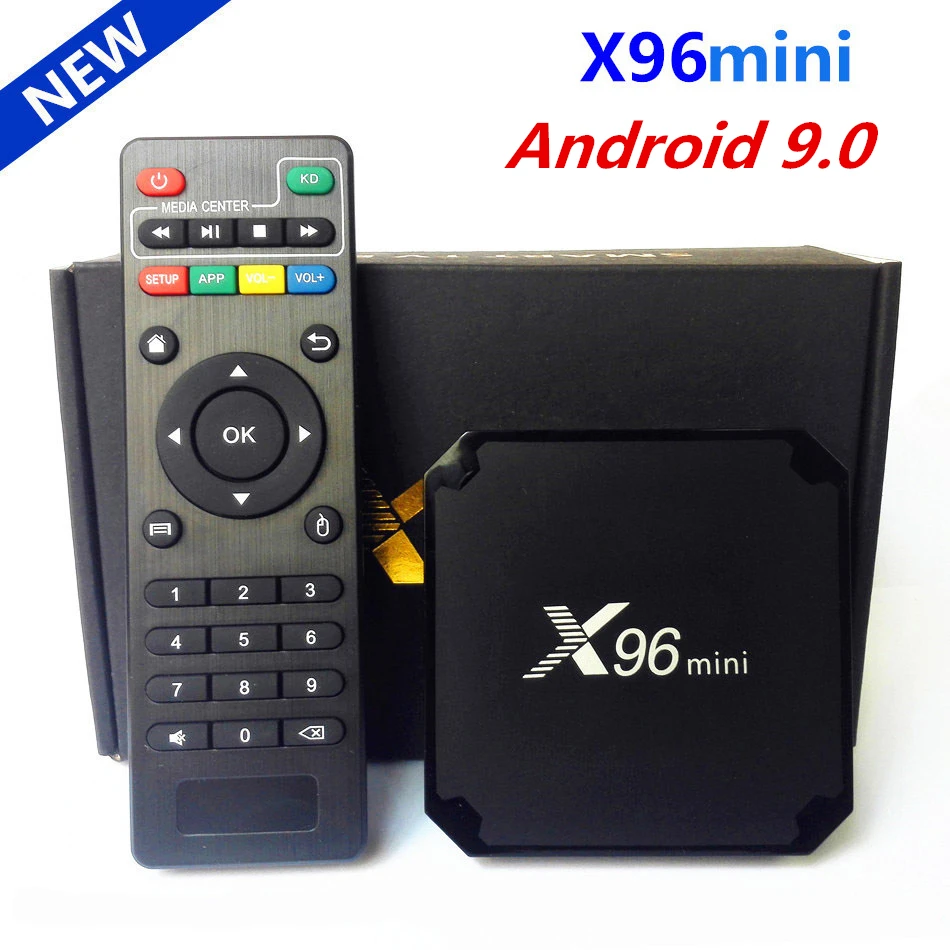 Оригинальная мини приставка X96 для Smart TV Android 9.0 четырехъядерный Amlogic S905W 2 Гб 16 2.4G Wi