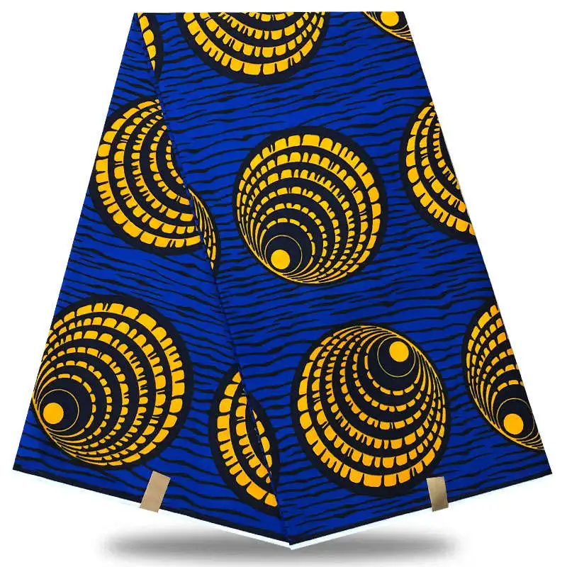 Модная африканская ткань из воска Анкары настоящий принт 100% хлопок 6 ярдов/партия