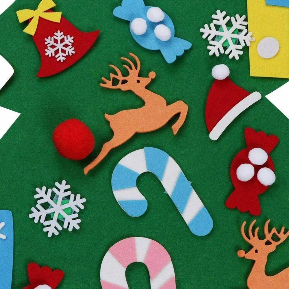 

Felt Christmas Tree Children DIY Decoration Felt Christmas Tree New Year's Most Wanted Novelty Christmas Decorations