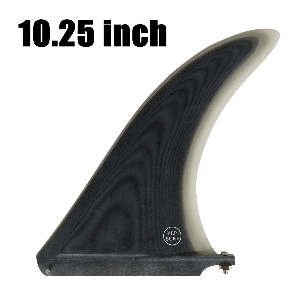 Black 10.25 inch " /8"/" /11" серфинговая доска для серфинга, одна коробка, плавник для серфинга, Лонгборд, длина 10,25 дюймов, sup, аксессуары, производительность, стиль noserider - Цвет: Black 10.25 inch
