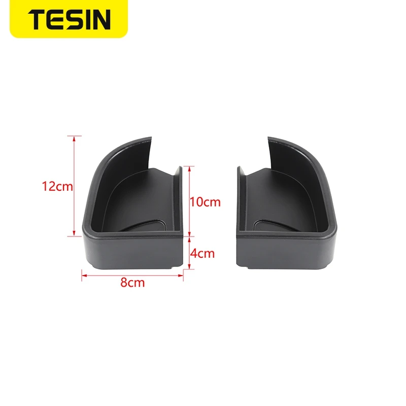 

TESIN Stowing Tidying for F150 Raptor Car Front Door Handle Storage Box Organizer for Ford F150 Rptor 2009-2014 Car Accessories
