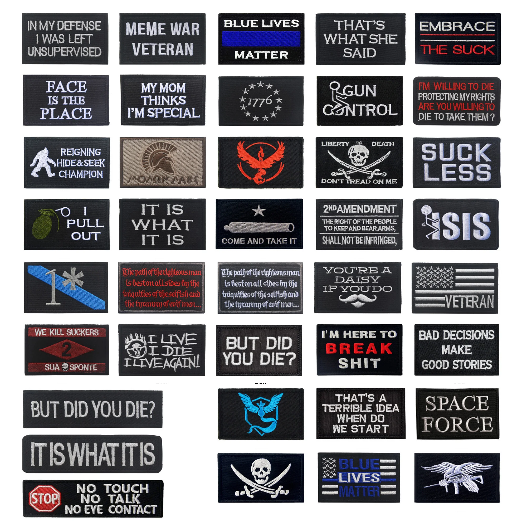 Горячая 3D вышивка английские буквы черная белая нашивка джинсовая куртка одежда