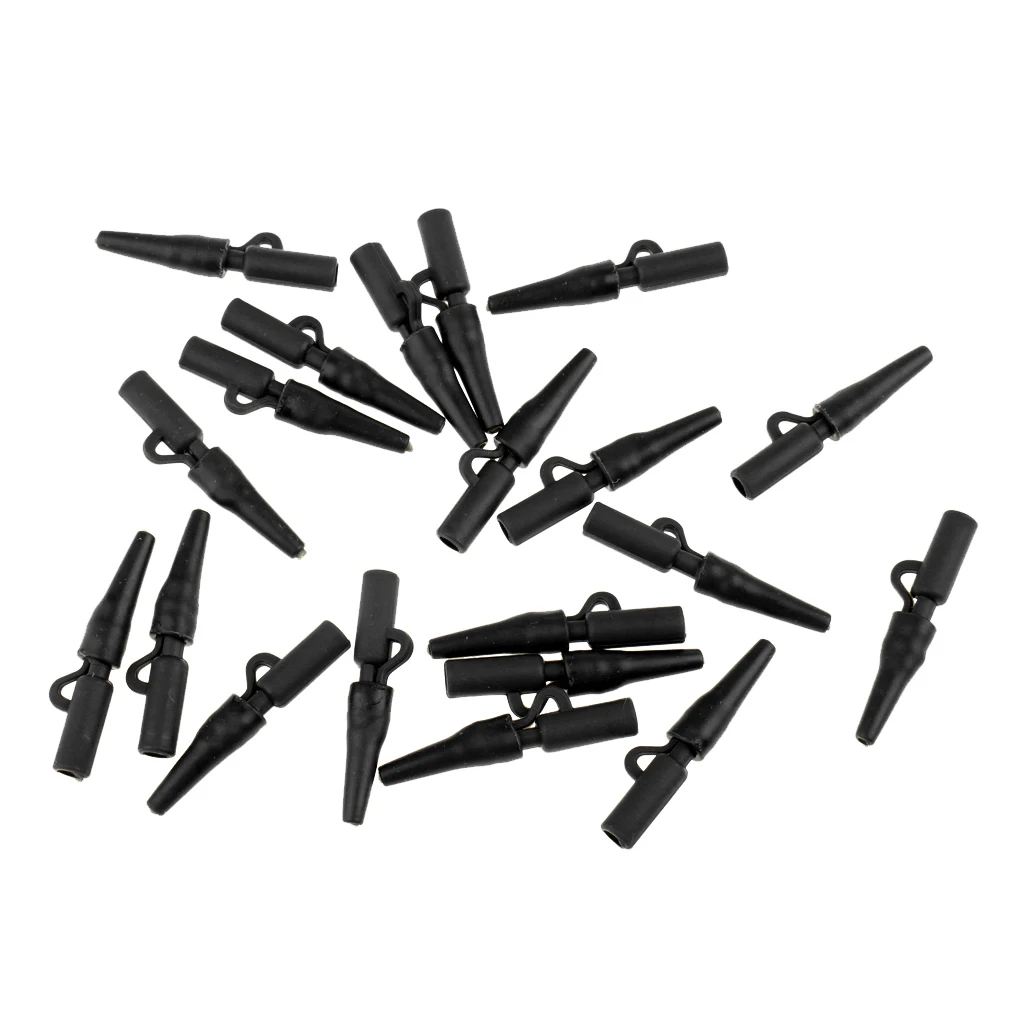 

20Pcs Safety Lead Clip Quick Change Clips Tube for Carp Fishing Rigs Replacement Tackles for Fisherman