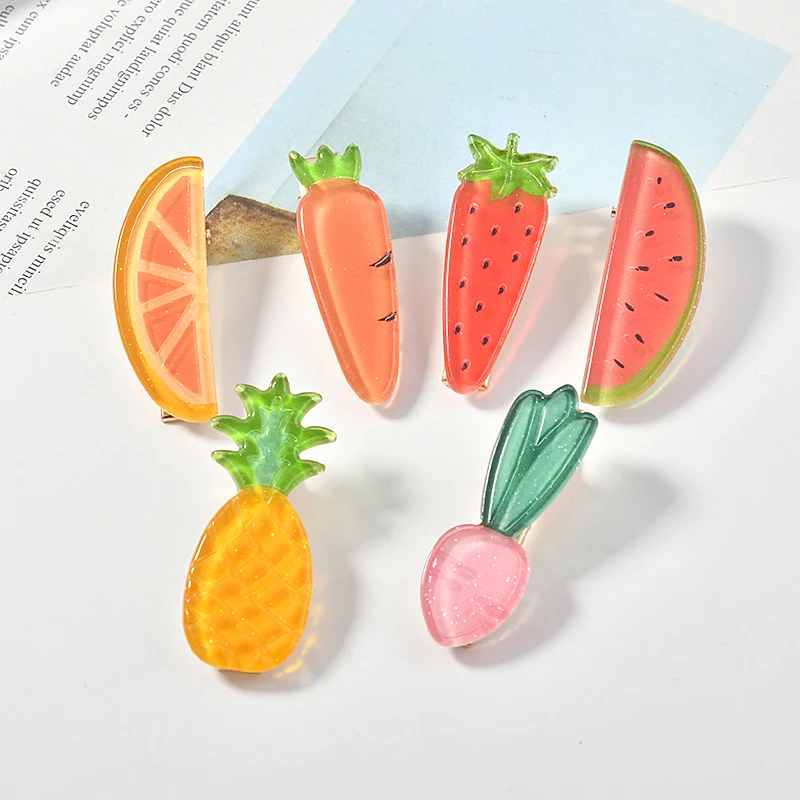 40 шт./лот цвет арбуз/ананас/морковь акриловые бусины diy ювелирные изделия