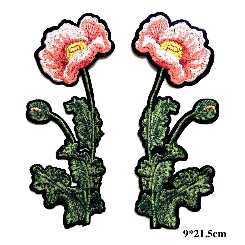 1 пара носков с цветочным узором Модная брендовая аппликация вышивка патчи