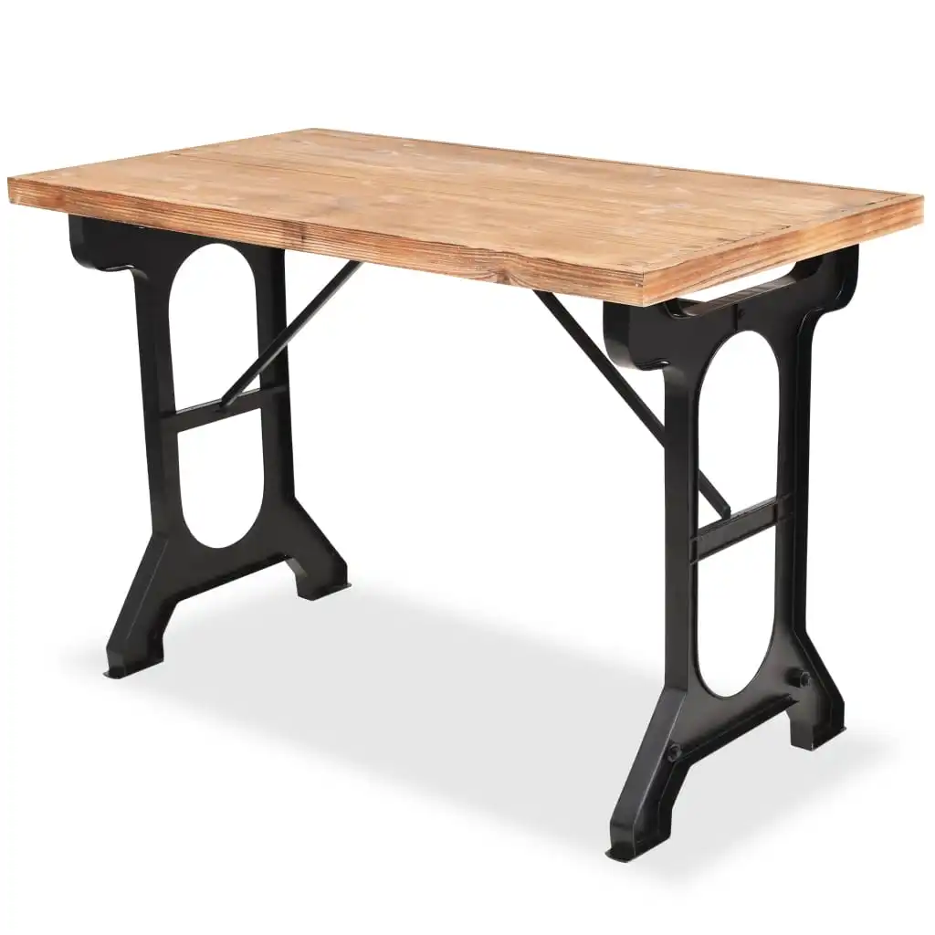 

Обеденный стол из твердой древесины, 48x25,6x32,3 дюймов