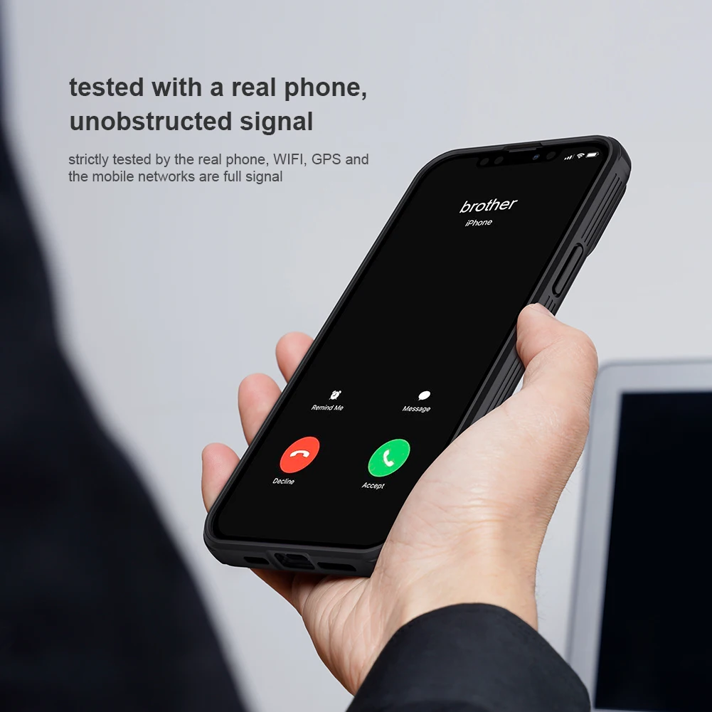 Для iPhone 13 Pro Max чехол для NILLKIN текстура нейлоновое волокно мягкий ТПУ ткацкий |