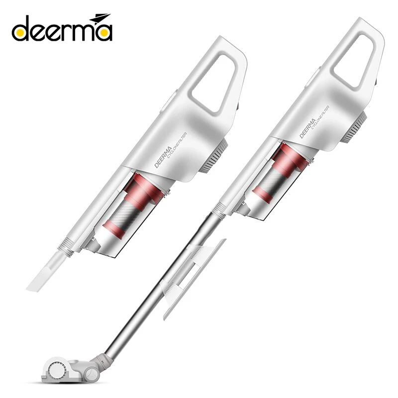 

Ручной пылесос Deerma DX600S, мощный бытовой вертикальный пылесос большой емкости с низким уровнем шума