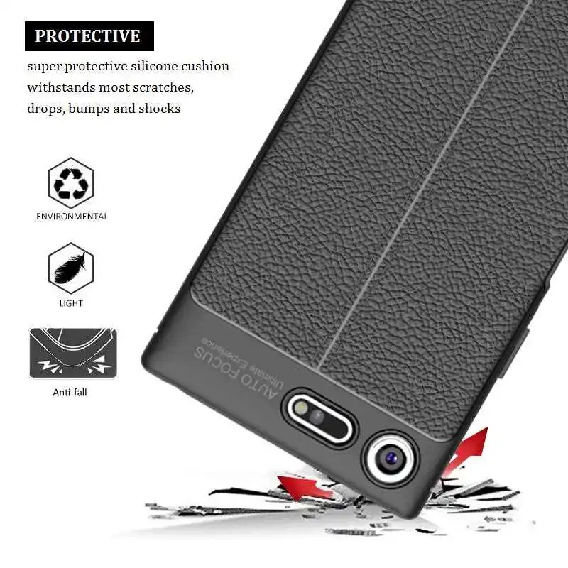 Joomer Lichee Pattern Shock Proof Soft 5.46&quotFor Sony Xperia XZ Premium Case For Cell Phone Cover |