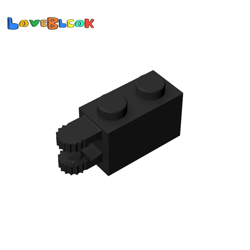 

Шарнирный кирпич 1x2, блокировка с двумя пальцами, строительные блоки, сборы MOC, технические детали, игрушка «сделай сам» для детей 30540/54672, 10 шт./лот