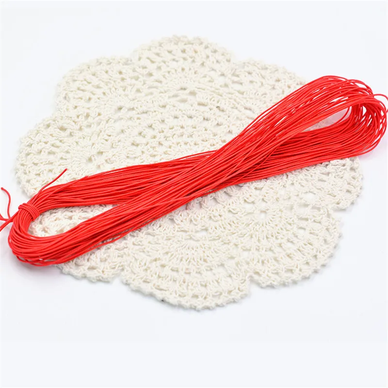 Цветные эластичные ленты 1 мм веревка для изготовления ювелирных браслетов бусин