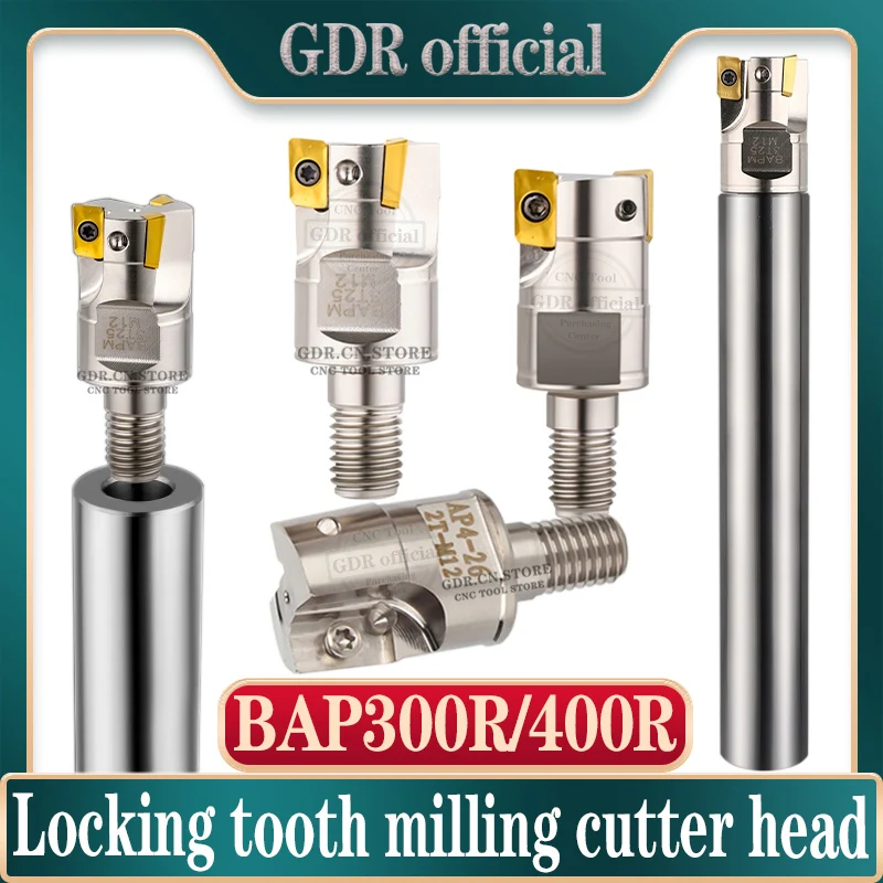 Thread milling cutter head BAP BAP4 BAP3 300R 400R Milling cutter head APMT1135 CNC lathe tool Tungsten steel milling cutter rod