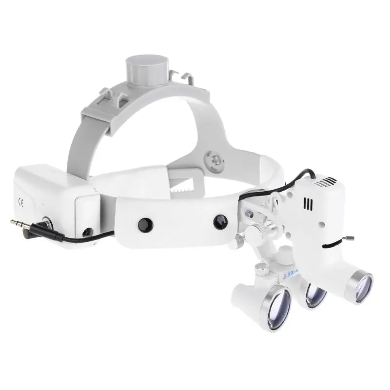 

Wireless 5W LED Medical Headlamp Surgical Headlight+2.5/3.5X420mm Binocular Magnifier Dental Loupes