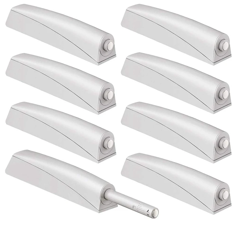 

Push Latches for Cabinet 8 Pack Recessed Cabinet Push Open Latch Push Press Latch for Drawer Push Release