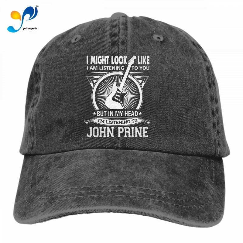

Unisex John Cap Prine Cool Adult Adjustable Denim Cowboy Hat Casquette