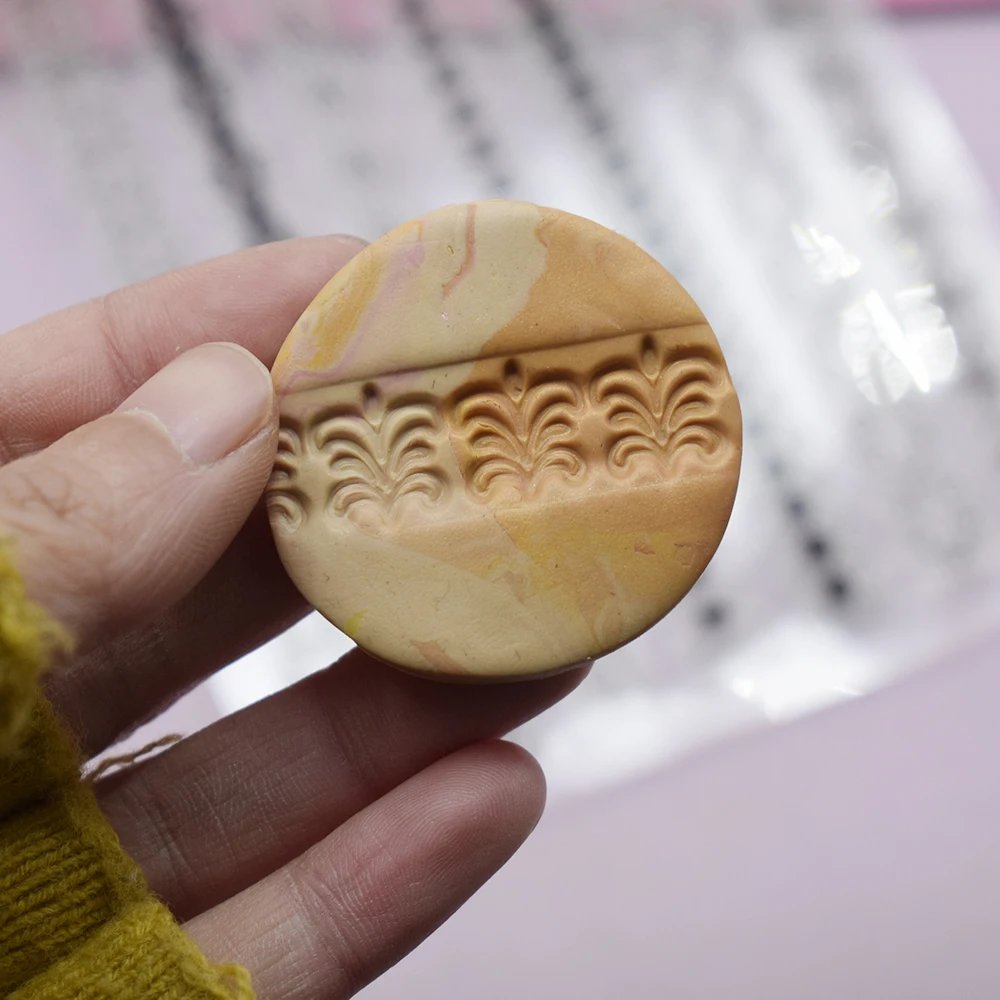 Глина штамп текстура коврик для тиснения лист керамическая керамика Полимерная