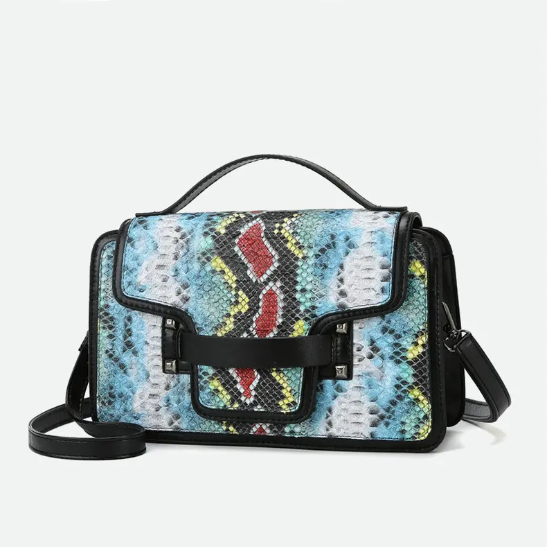 

THREEPEAS Bags for Women Vintage Pattern Snake Bag Print Snake Chain Bag Female Shoulder Bag Small Purse