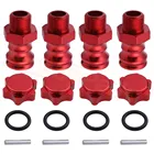 4 шт. 17 мм алюминиевые ступицы колеса шестигранный комплект 23 мм удлинитель со штифтами + уплотнительное кольцо для 18 RC хобби автомобиль багги Monster Truck