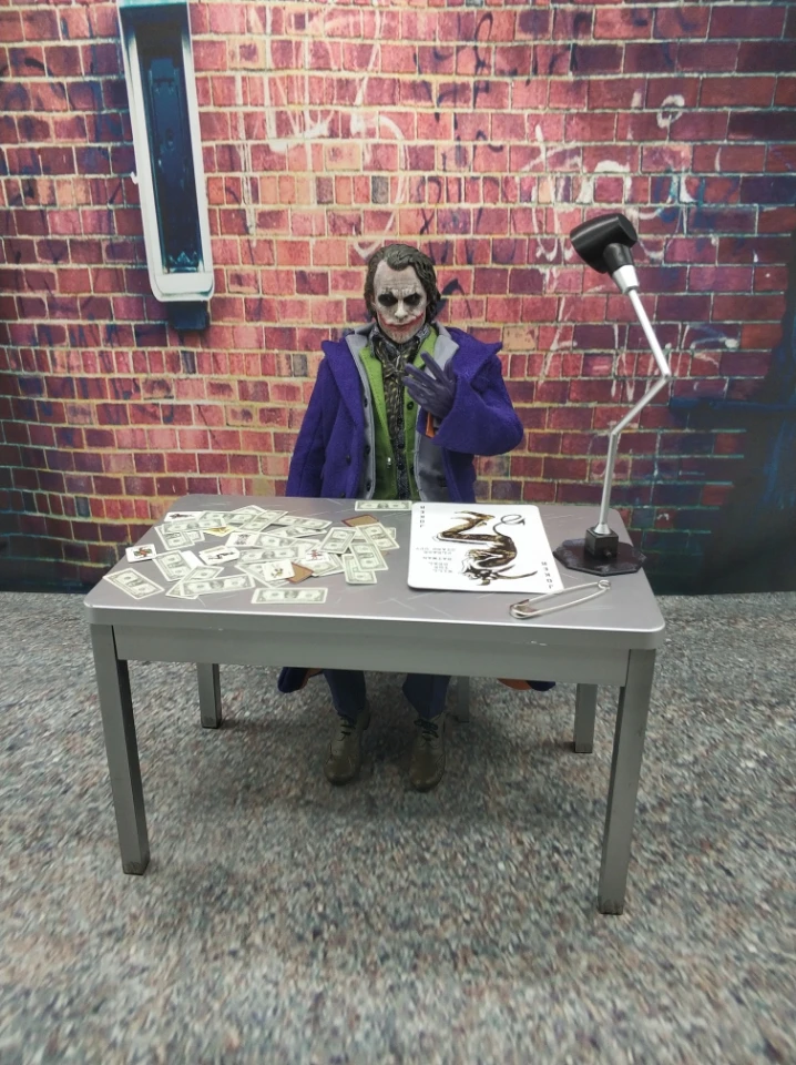 12 дюймов Бэтмен Темный рыцарь варианты Джокера настоящая одежда Ver. Joker ПВХ