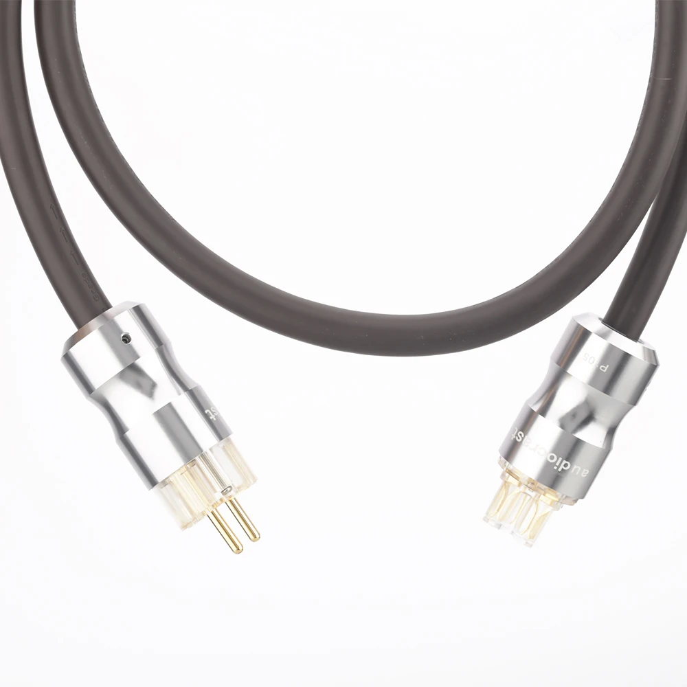 Audiocrast штепсельная вилка европейского стандарта Schuko viборг VP1606 OFC RISR 6 мм