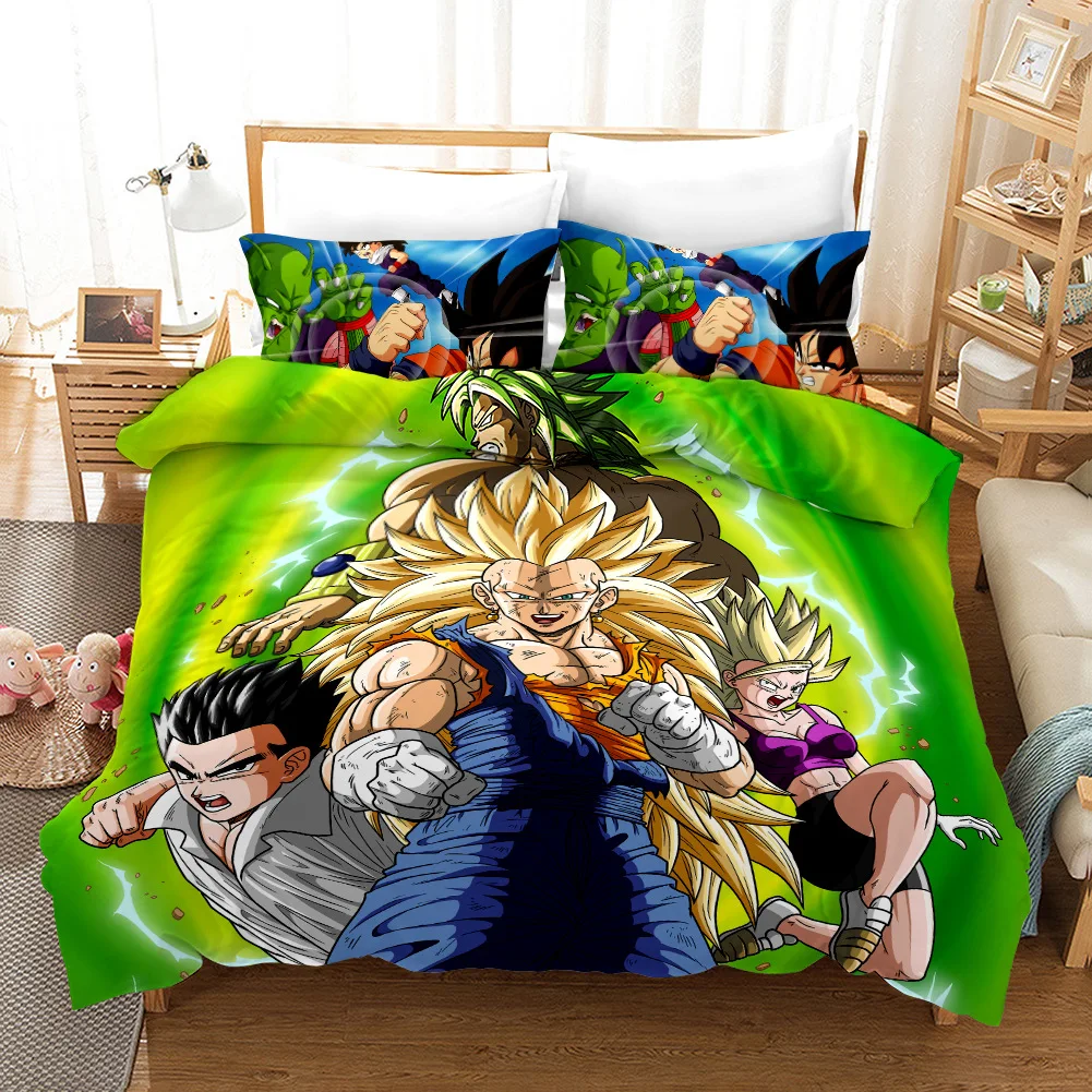 12 Комплект постельного белья с 3D рисунком, с принтом Dragon Ball, детская кровать для взрослых, набор пододеяльников, набор пододеяльников, двуспальный размер, наволочки, одеяло, постельное белье - Цвет: 12