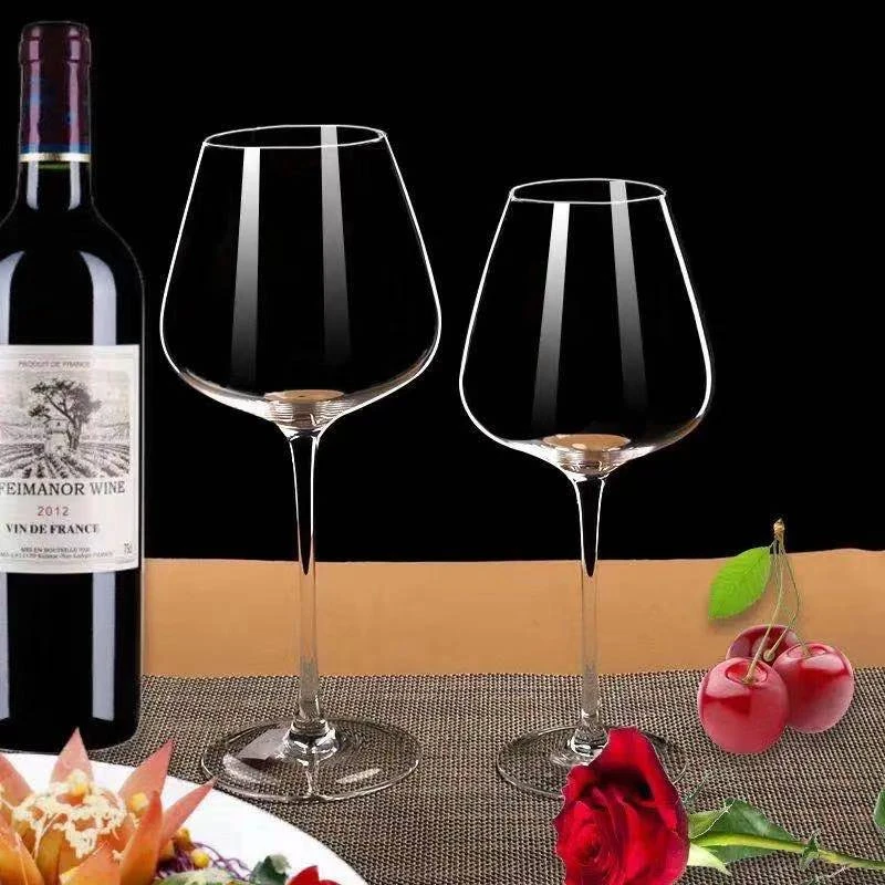 

2PCSstal Burgundy Wine Glass, Goblet, Grapefruit Cup, Large Luxury Personality