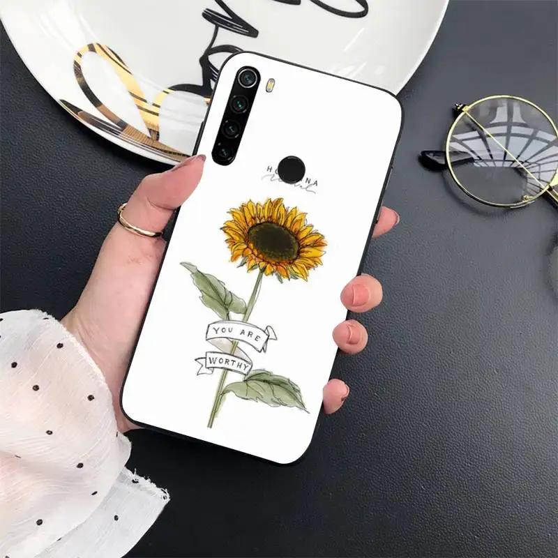 

Daisy sun flower art color Phone Case For Xiaomi Redmi 7 8 9t a3pro shell 9se k20 mi8 max3 lite 9 note 9s 10 pro shell