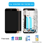ЖК-дисплей MiA1 5,5 дюйма для Xiaomi MiA1 Mi A1 ЖК-дисплей с сенсорным экраном дигитайзер экран стеклянная панель для Xiaomi Mi A1 Mi5X