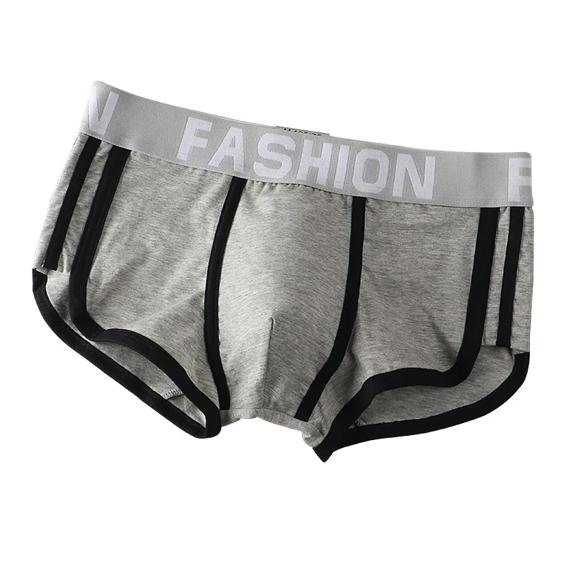 

4Pcs Fashion Men Boxers Underwear U Convex Designer Breathable Soft Cotton Brand Quality Short Boxer Sexy Cuecas Under Panties