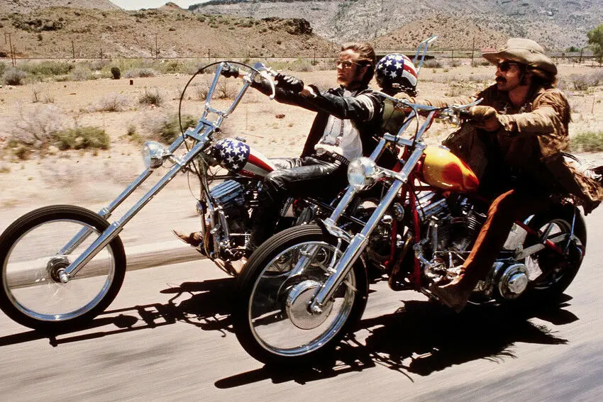 Питер фонда легендарная сцена с Деннисом велосипеды для верховой езды легко