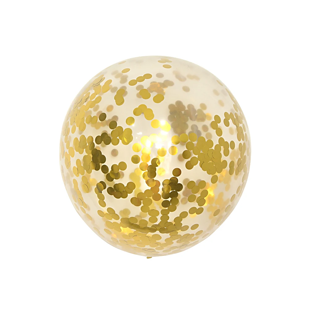 5 шт. 12-дюймовые воздушные шары с конфетти | Дом и сад