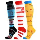 Новые компрессионные чулки, подходят для отеков, диабетиков, варикозного расширения вен, гольфы, уличные компрессионные чулки с защитой от усталости