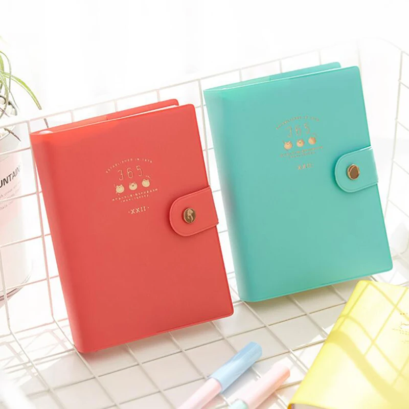 Kawaii Candy Color Notebook Journal Diary Planner Notepad Organizer Paper Note Book A6 Agendas Korean Stationery | Дом и сад