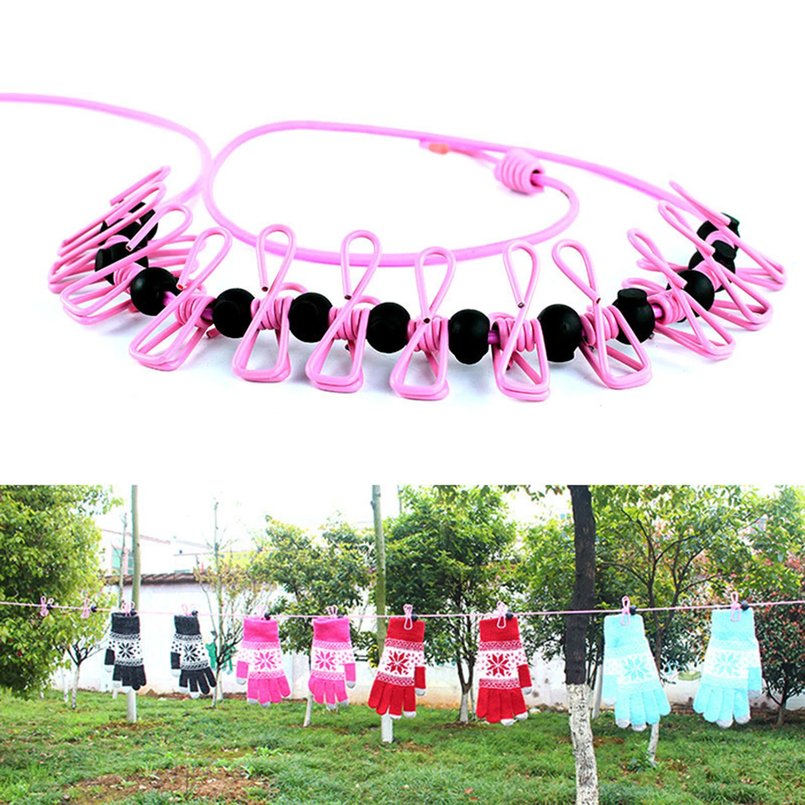 

Сушильные стеллажи, пряжка для одежды, Резиновая лента с железная проволока, аксессуар для позиционирования