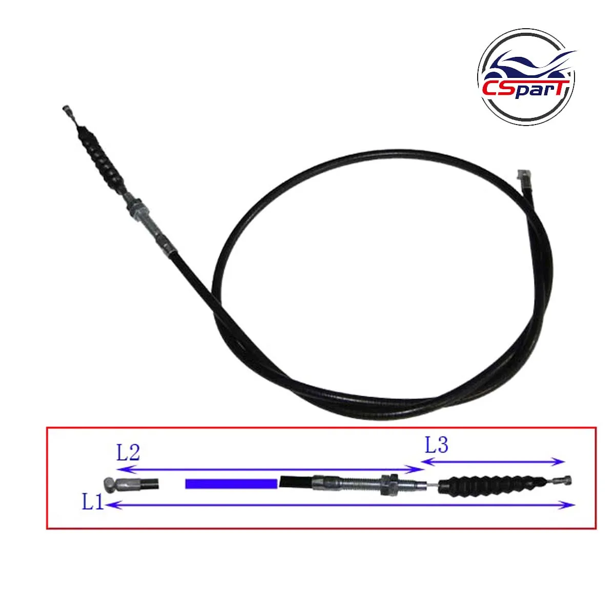 107 см 42 1 дюйма регулируемый сбоку кабель сцепления 150CC 200CC 250CC Dirt Pit Bike ATV Quad Parts|quad