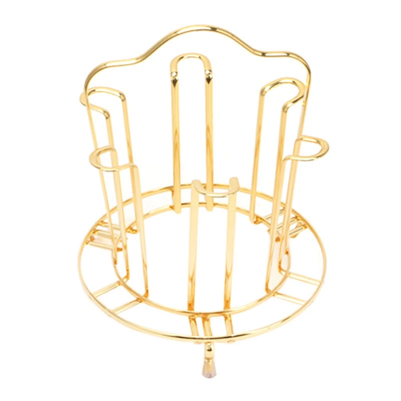 

Drain Cup Holder Golden Portable Water Cup Holder Home Living Room Storage Cup Holder Multifunctional Cup Holder