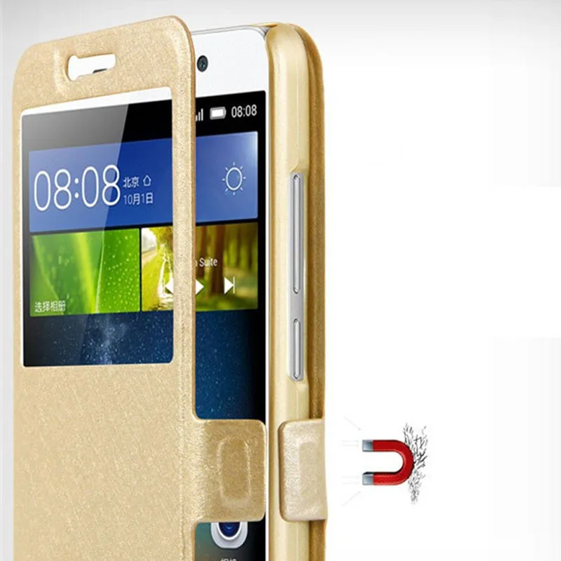 Для Huawei Honor 4C Pro Чехол TIT-AL00 быстрая чехол с окошком для Y6 откидная крышка TIT-L01 TIT-U02