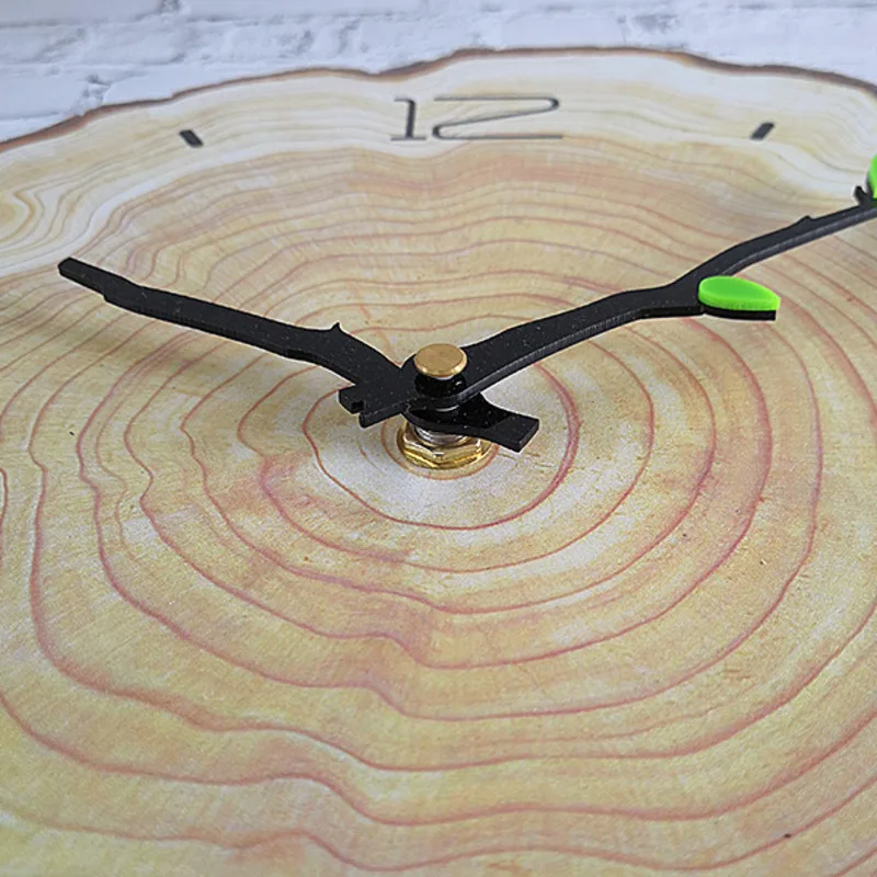 12 дюймов винтажные деревянные настенные часы 3D художественное украшение для