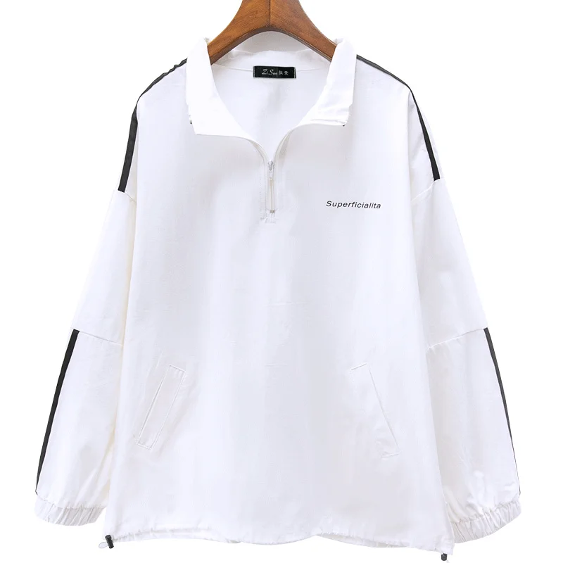 Zisuo 2021 весеннее короткое пальто женский свободный корейский пуловер на молнии в