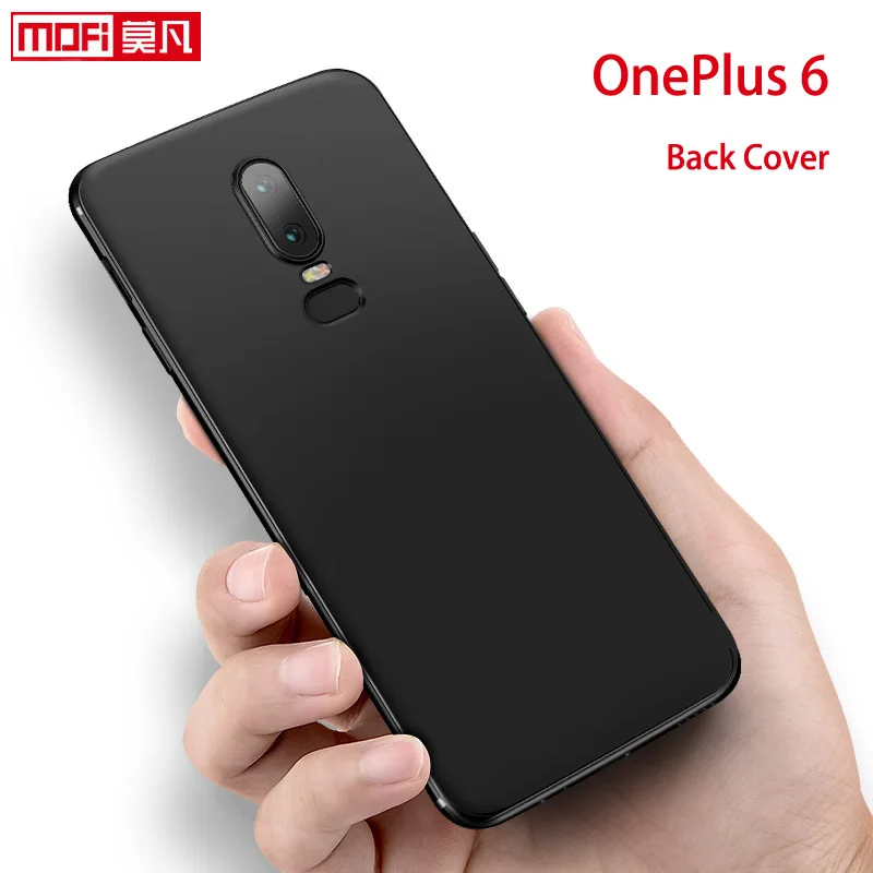 Матовый чехол для oneplus 6 one plus мягкий силиконовый из ТПУ Mofi ультратонкая задняя