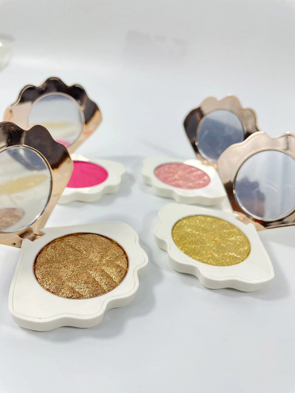 Палетка румян для макияжа минеральная пудра красный румяна стойкий натуральный