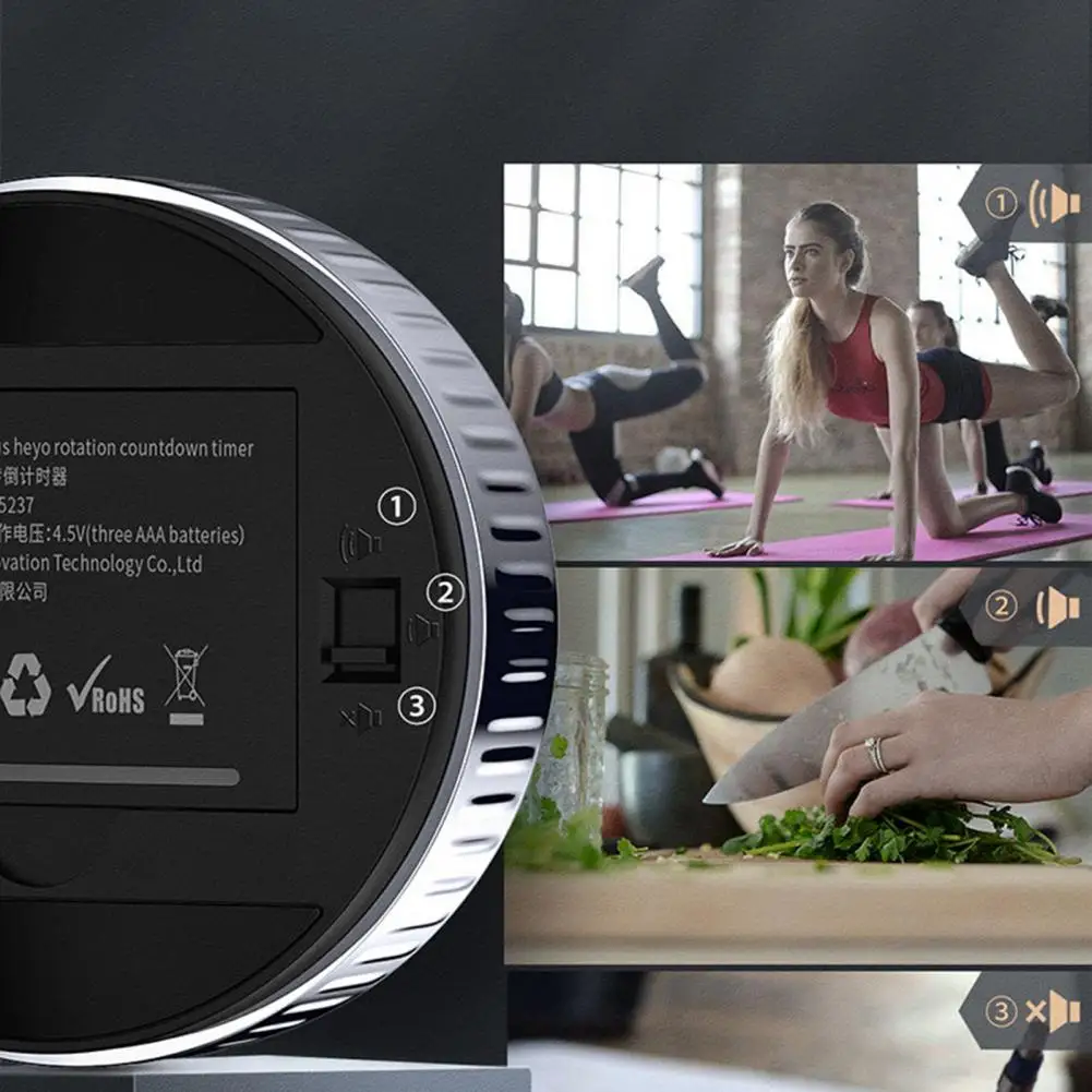 Магнитный цифровой таймер для кухни душа обучения секундомер беспроводной