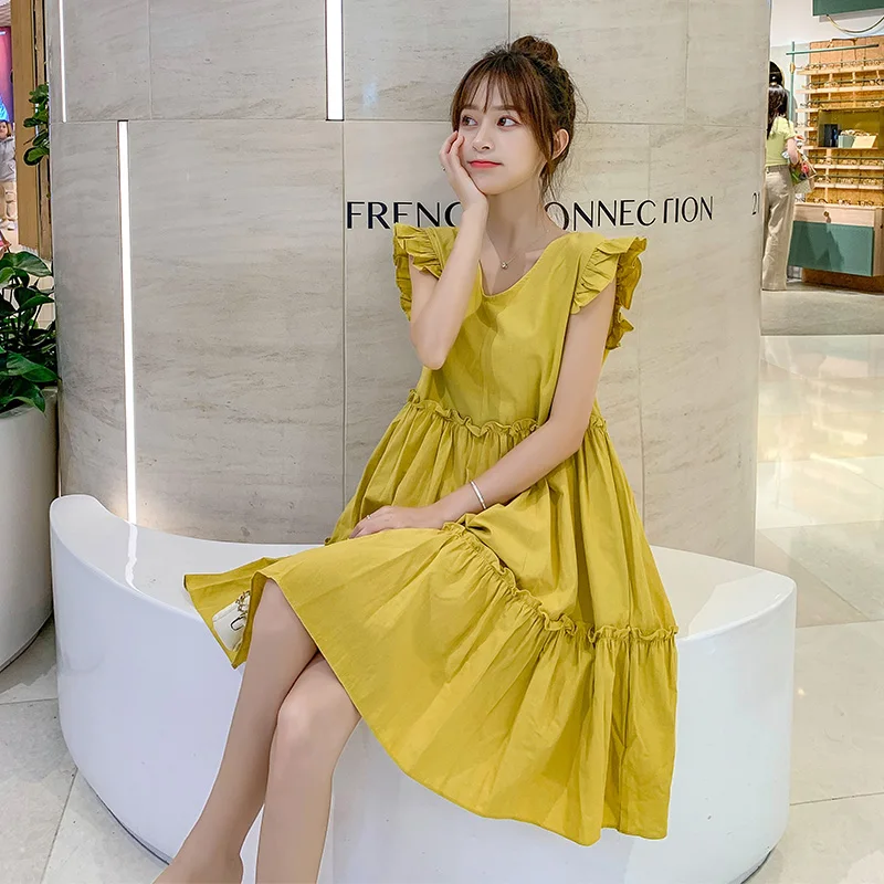 2022 платья для беременных женщин летнее платье-блузка пикантное однотонное