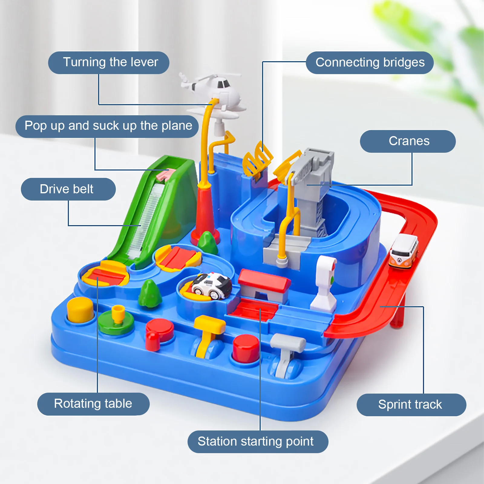 Гоночный автомобиль трек поезда набор игрушек для детей развивающая игрушка